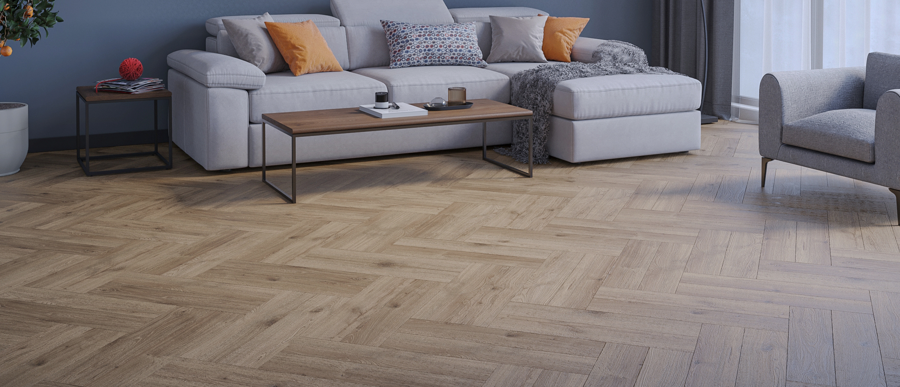 Ламинат My Step Херрингбон Манор+ (Herringbone Manor+) Дуб Сурин MS3510